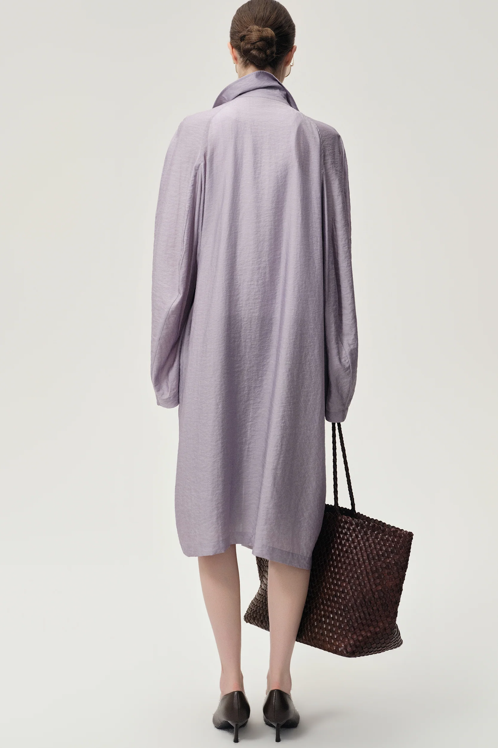Zephy Trench Purple Ash - Image 2