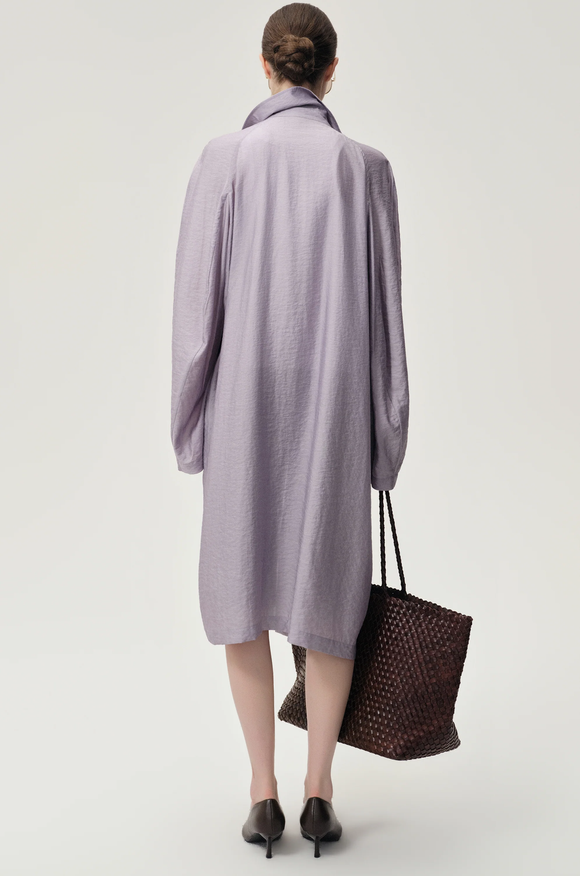 Zephy Trench Purple Ash - Image 4
