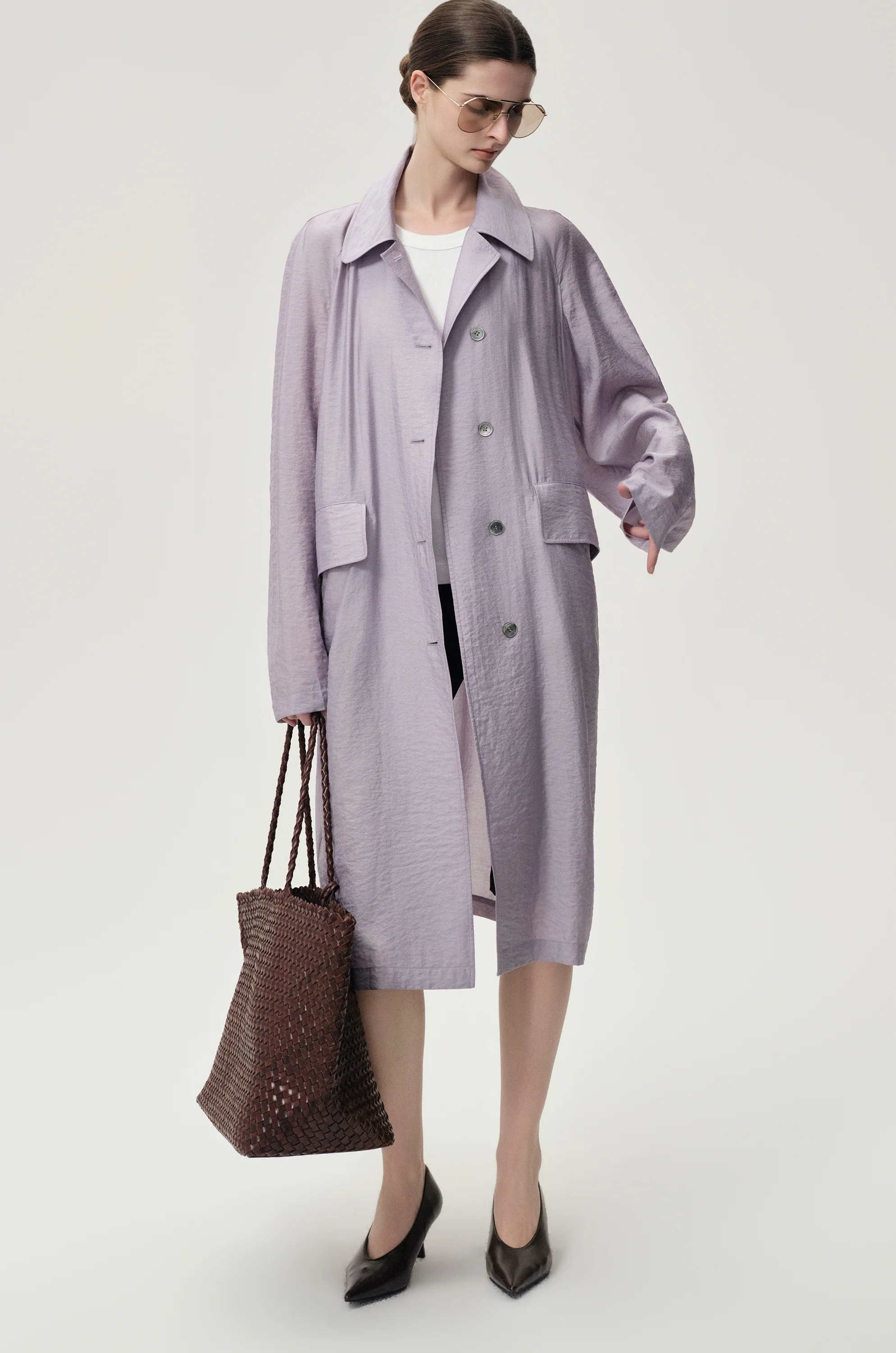 Zephy Trench Purple Ash - Image 8